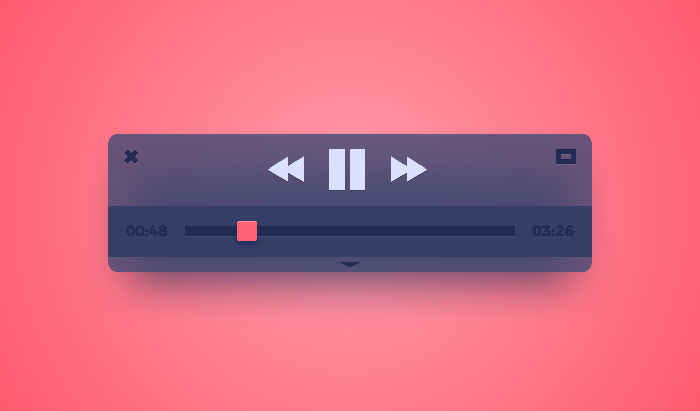 Mini Player Widget — Variation 2