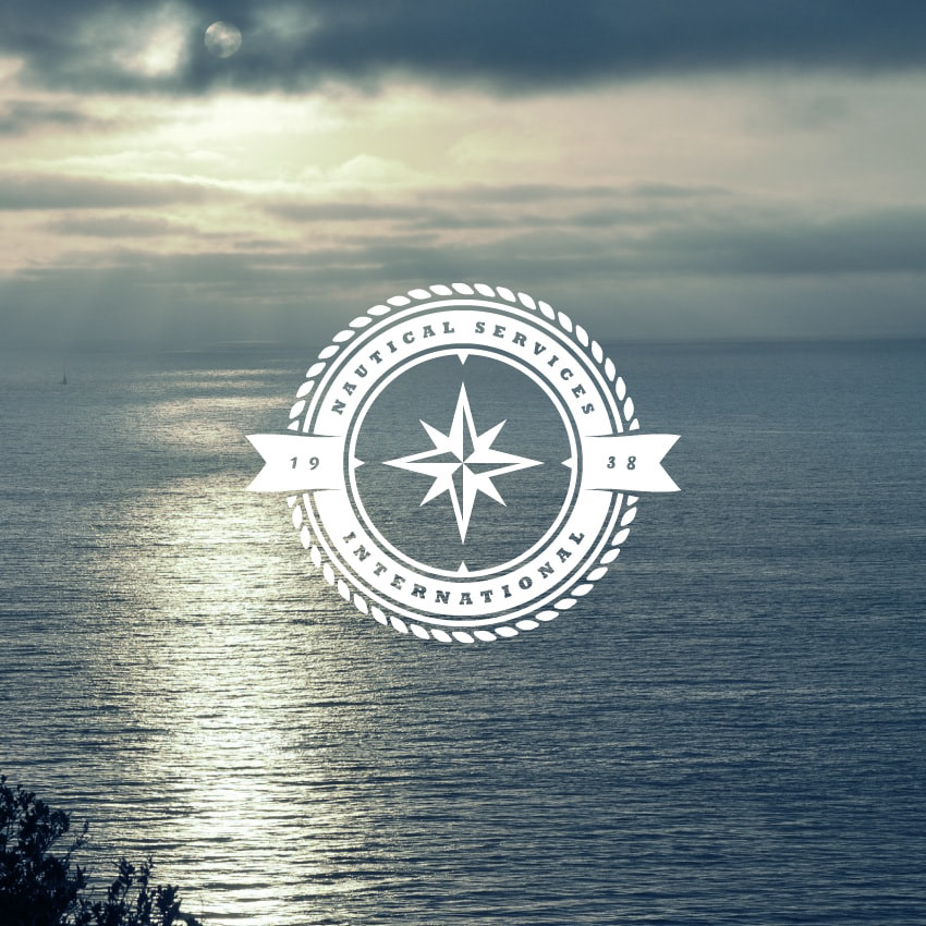 Nautical-Themed Badge — Variation 1