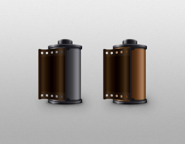 Old Photo Film Illustration