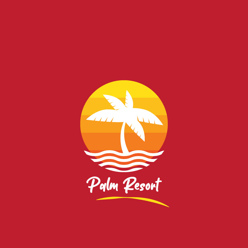 Palm Tree Logo — Variation 3