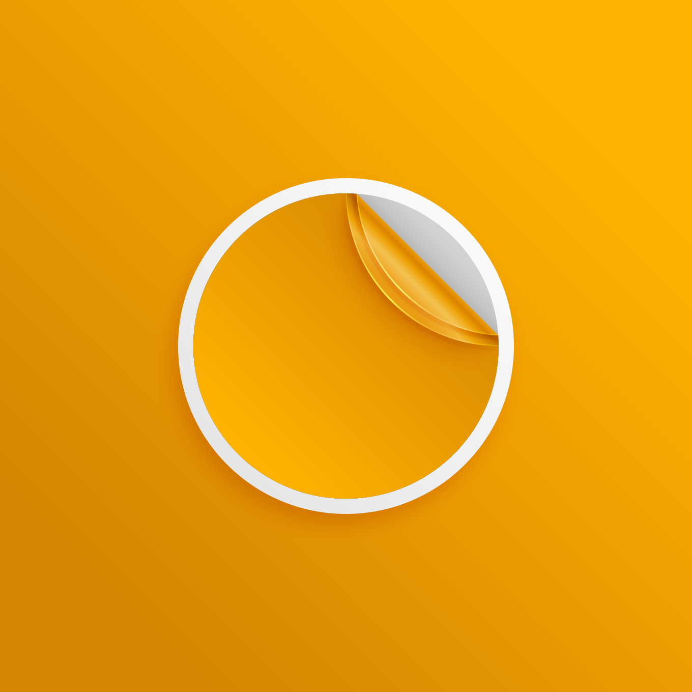 Peeling Sticker — Variation 1