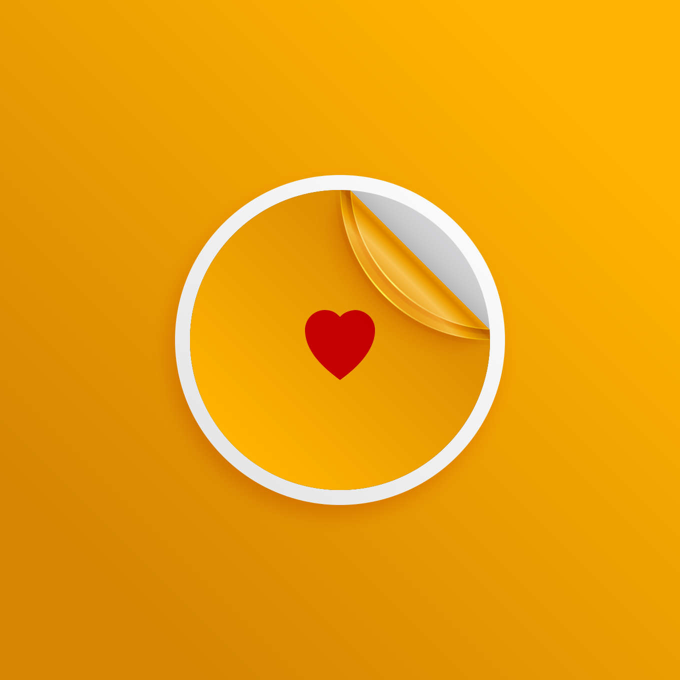 Peeling Sticker — Variation 2