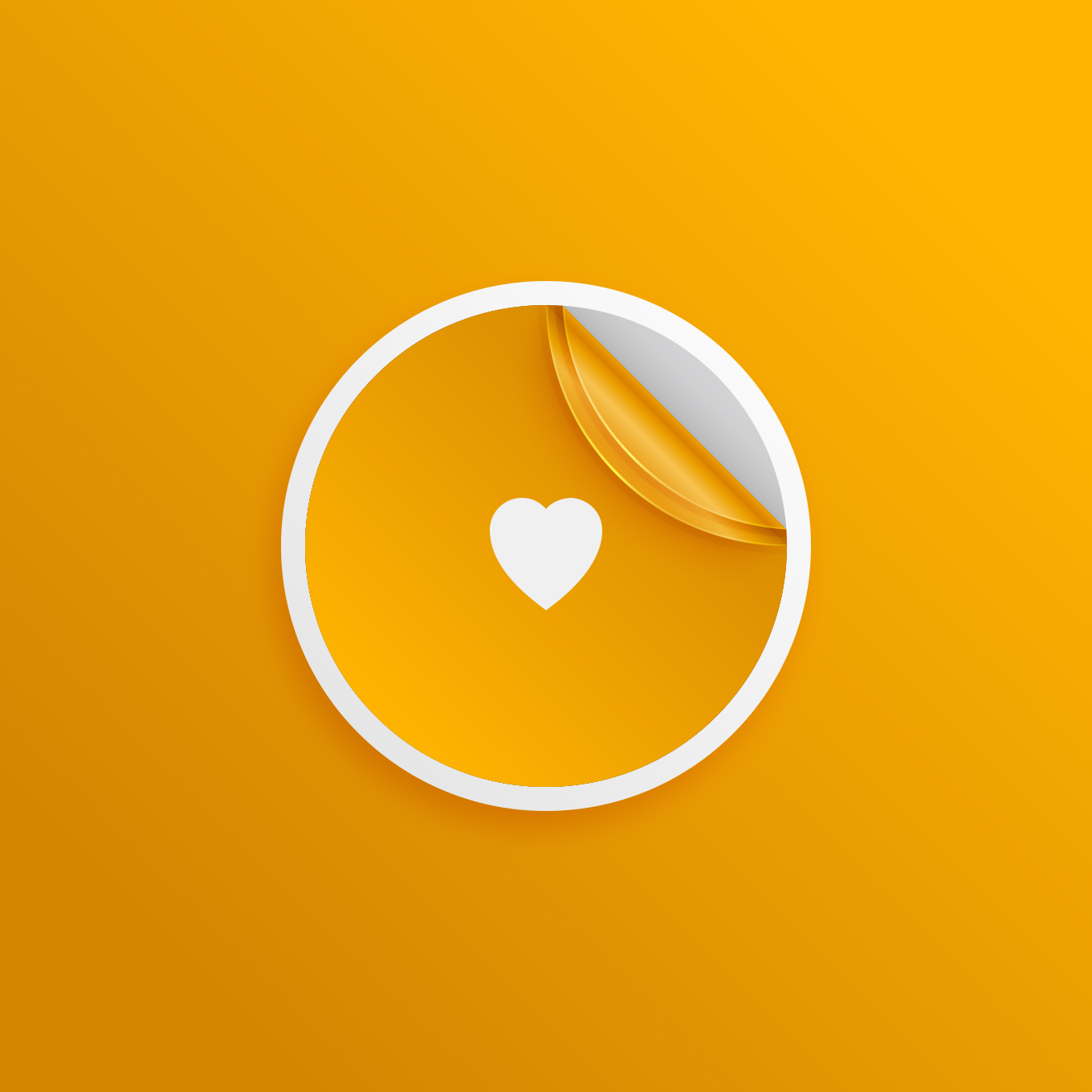 Peeling Sticker — Variation 3