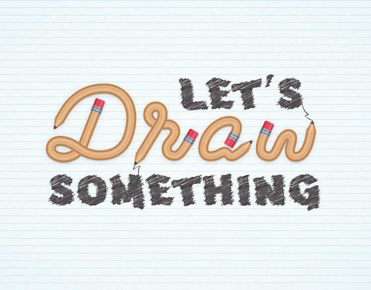 Pencils Text Effect