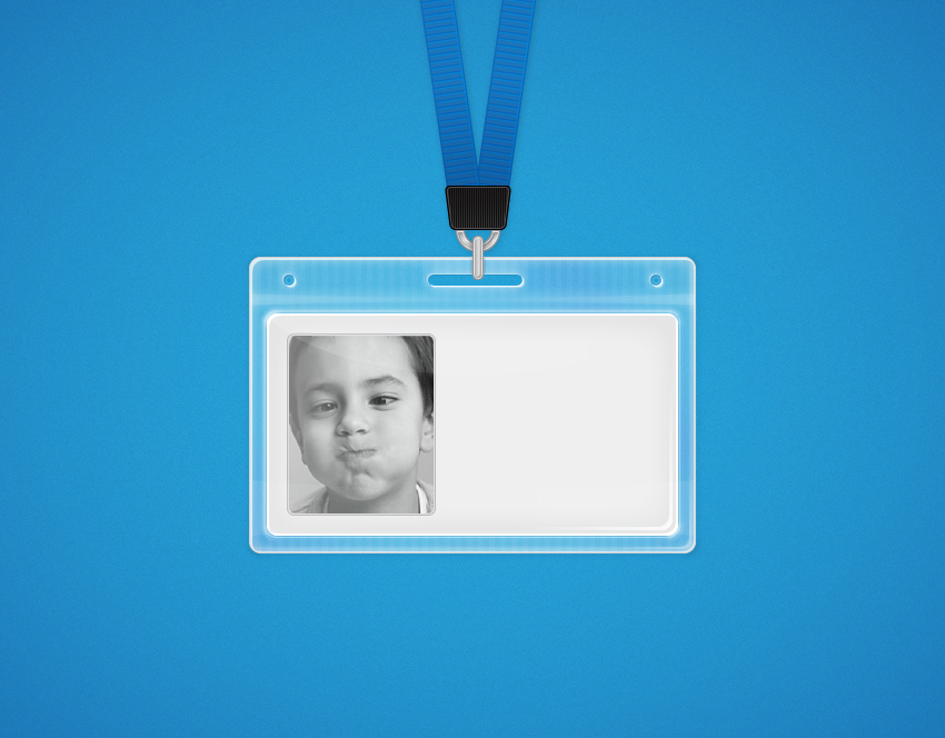 Plastic ID Badge
