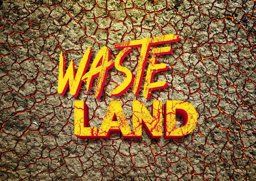 Post-Apocalyptic Text Effect — Variation 2