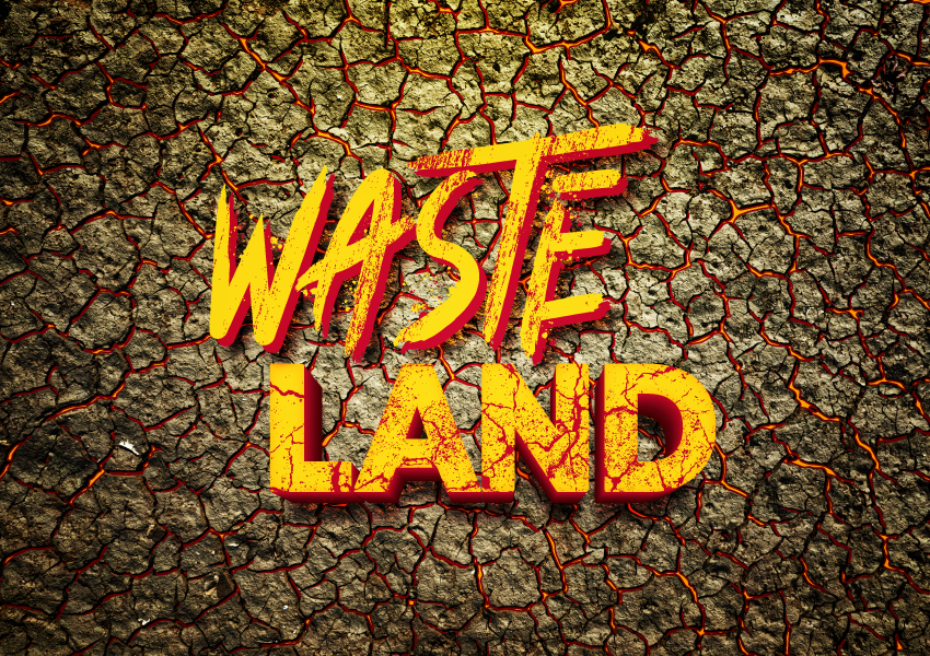 Post-Apocalyptic Text Effect — Variation 3