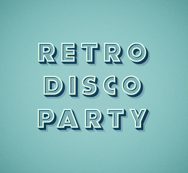 Retro Text Effect — Variation 2