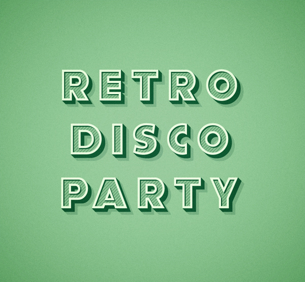 Retro Text Effect — Variation 3