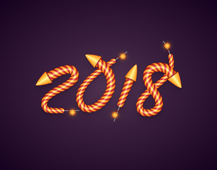 Rocket Fireworks Text Effect