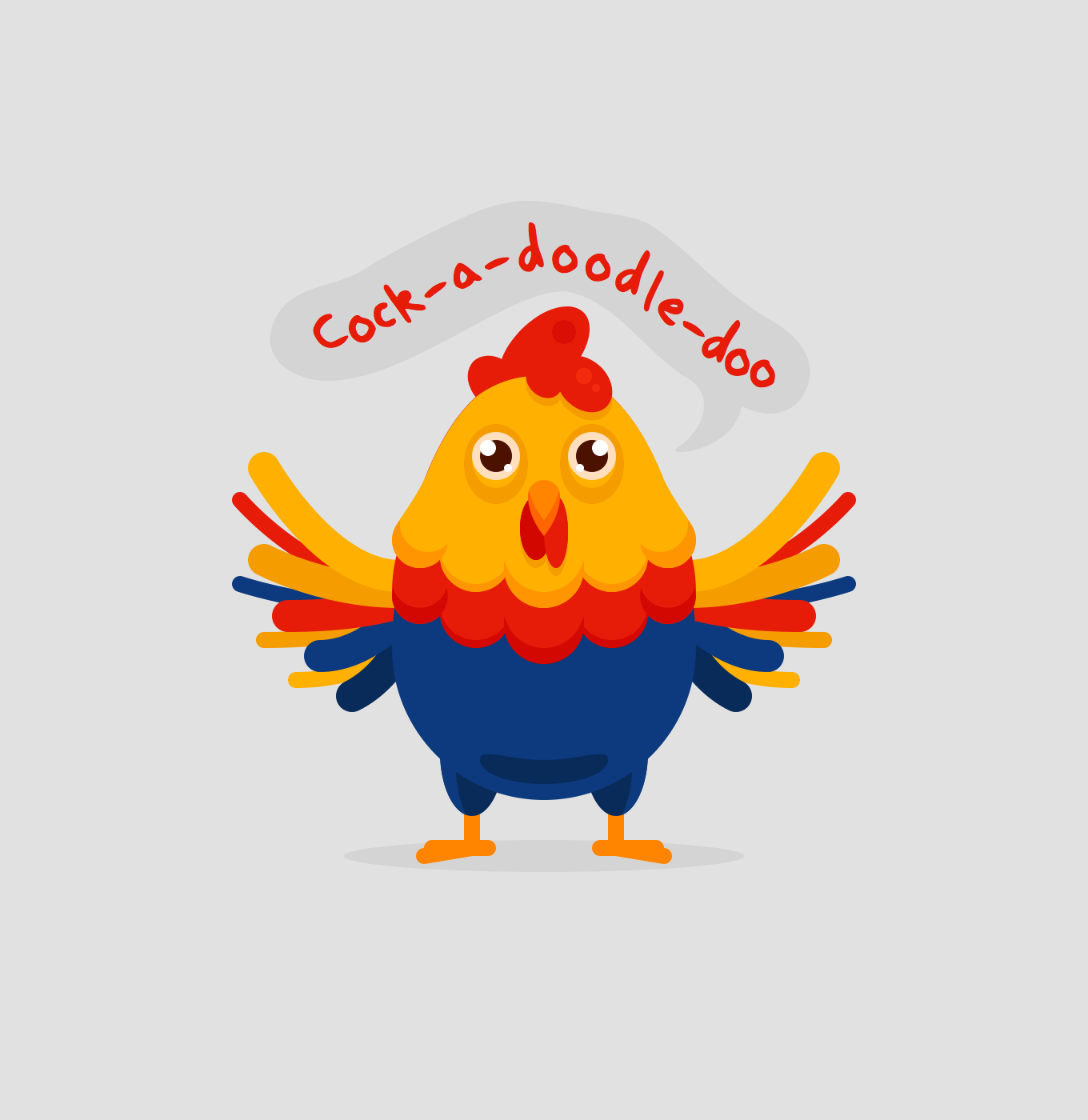Rooster Character — Variation 1