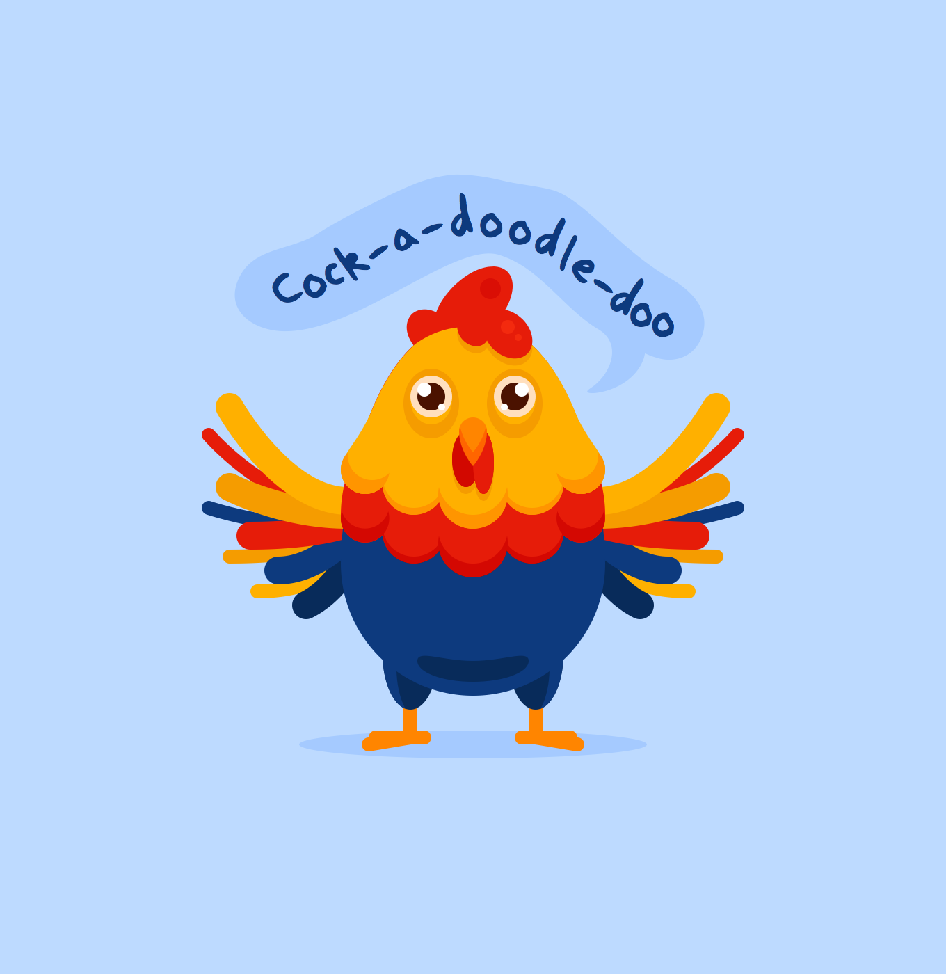 Rooster Character — Variation 2