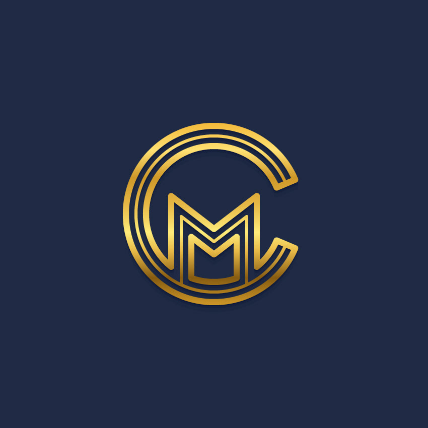 Round Monogram — Variation 3