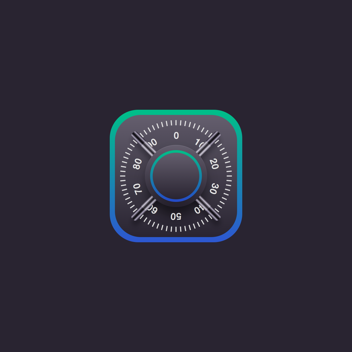 Safe Lock App Icon — Variation 1