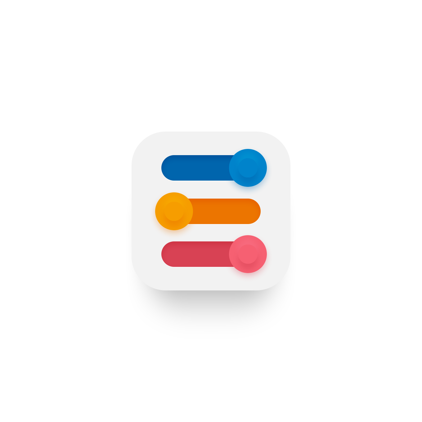 Settings Mixer App Icon — Variation 1