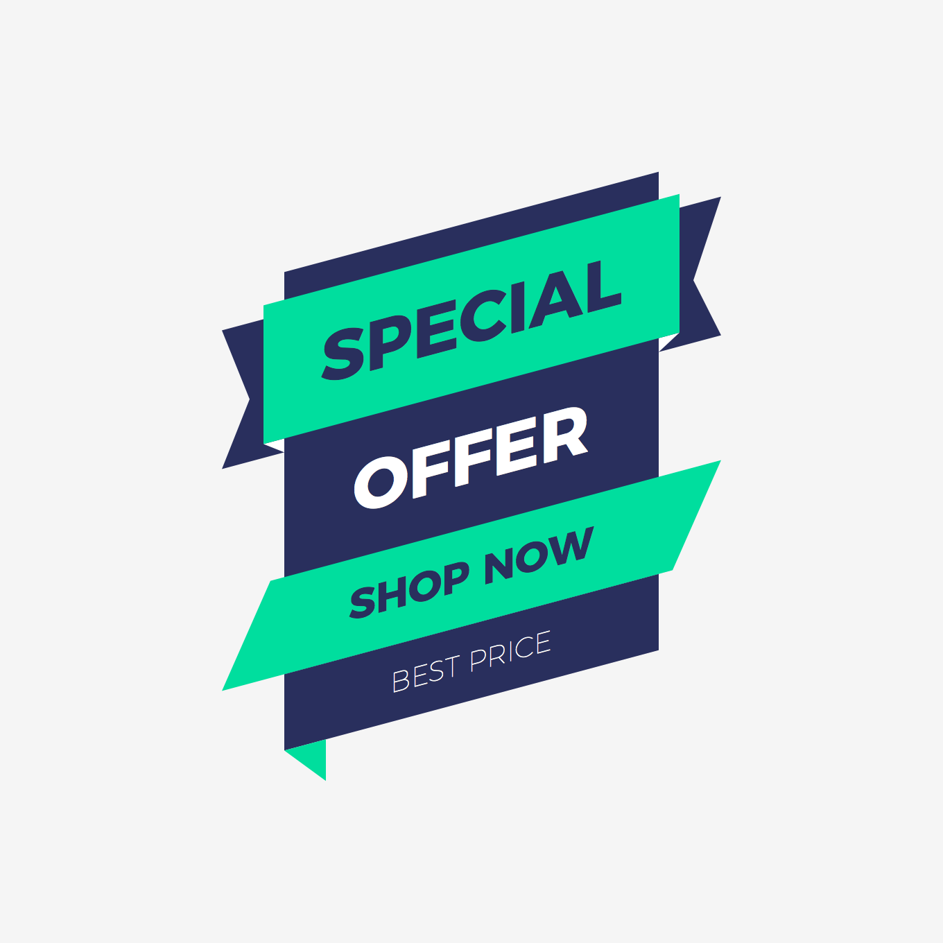 Shopping Badge — Variation 1