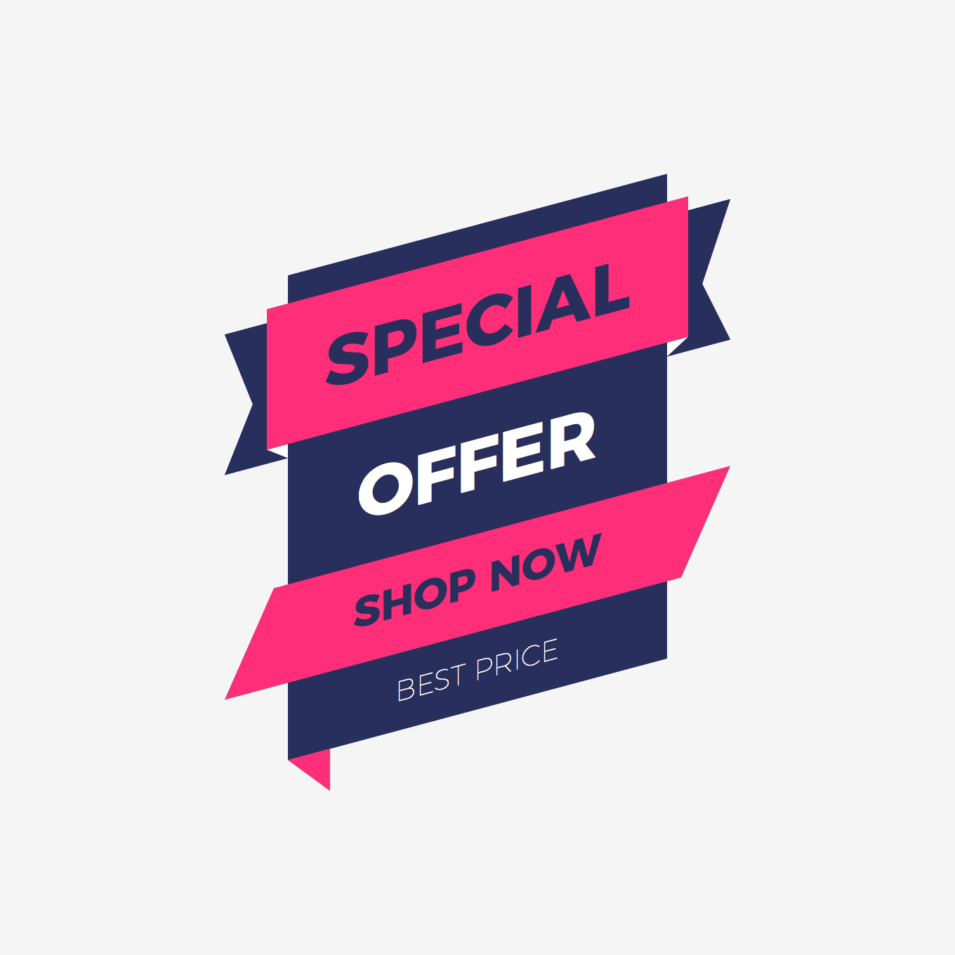 Shopping Badge — Variation 3