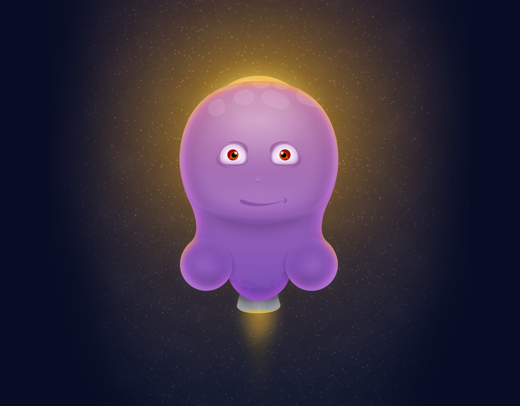 Silly Alien Character