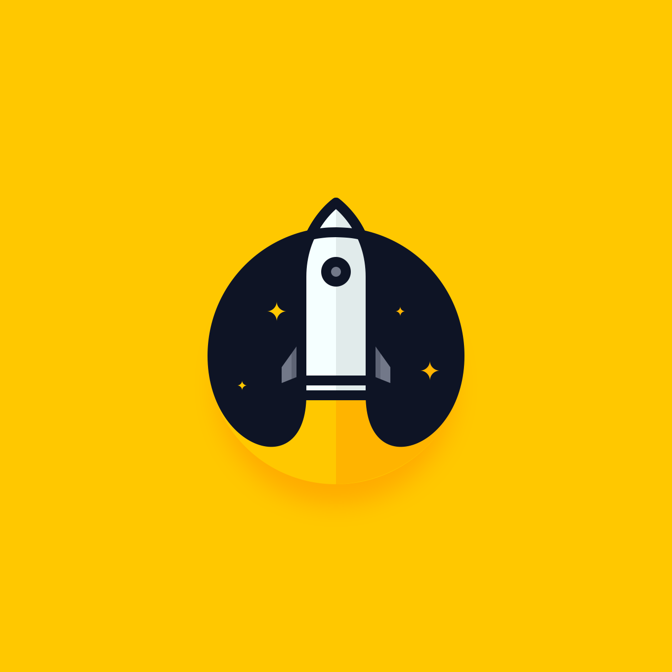 Spaceship Logo — Variation 2