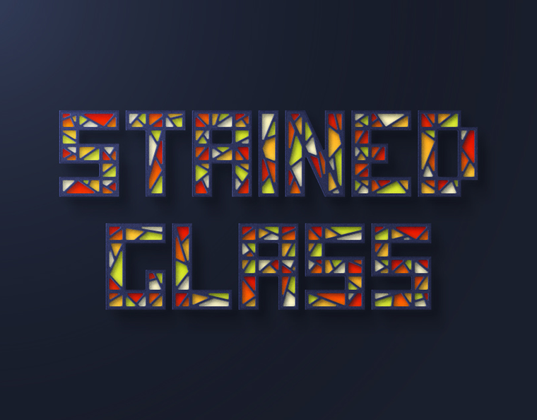 Stained Text Effect