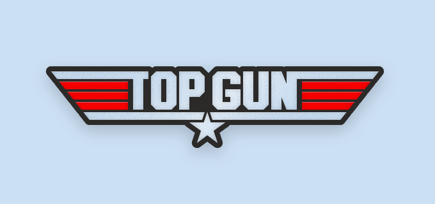 Top Gun Logo — Variation 4