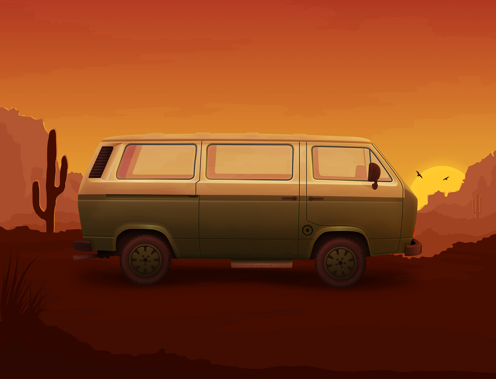 Van Illustration — Variation 1