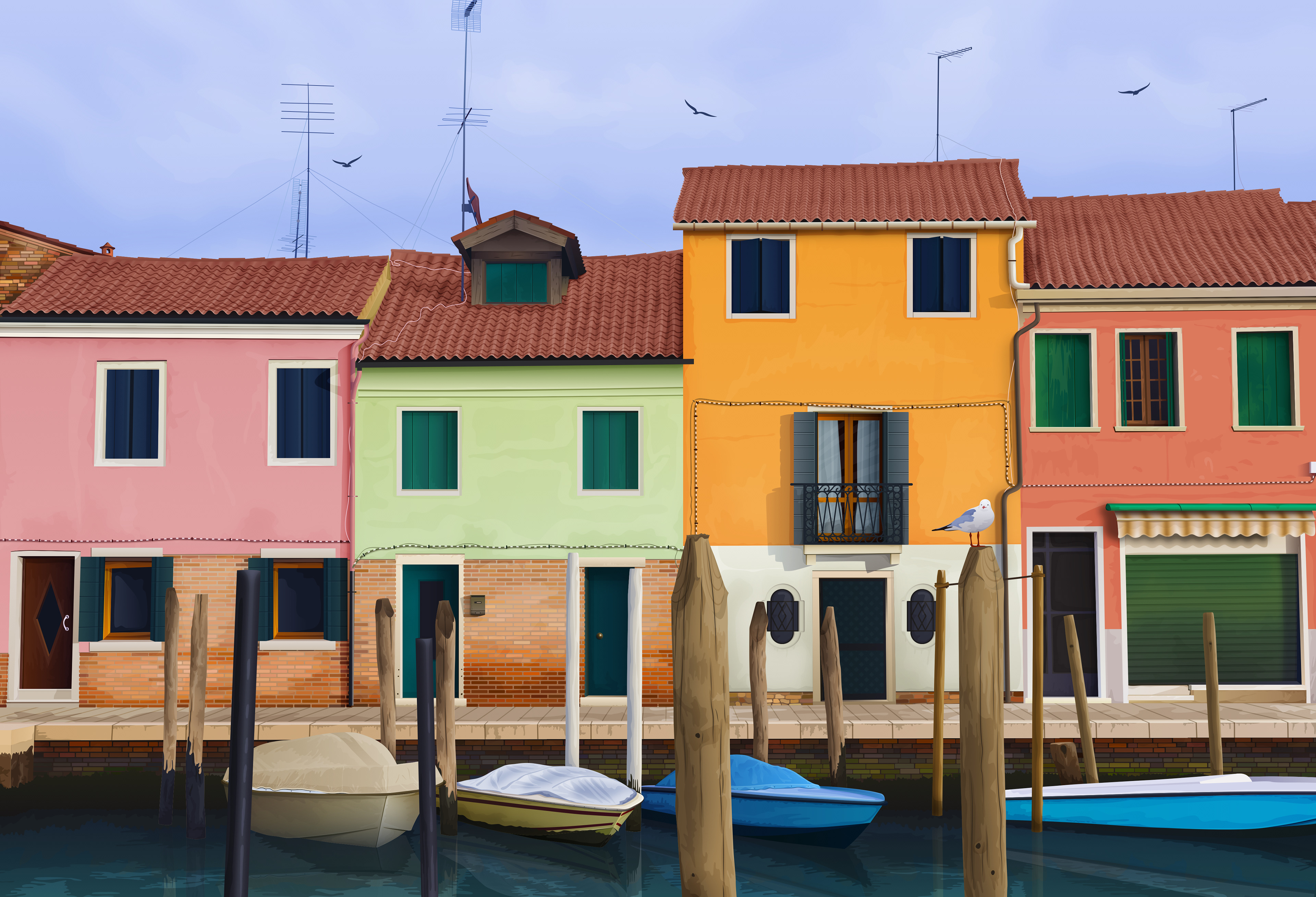 Venice Illustration — Variation 1