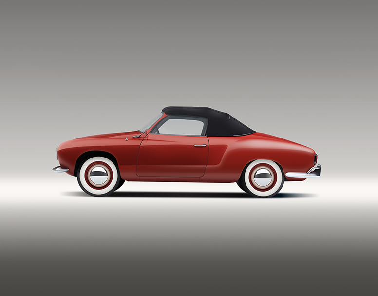 Vintage Car Illustration
