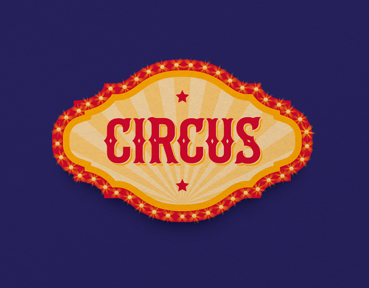 Vintage Circus Sign