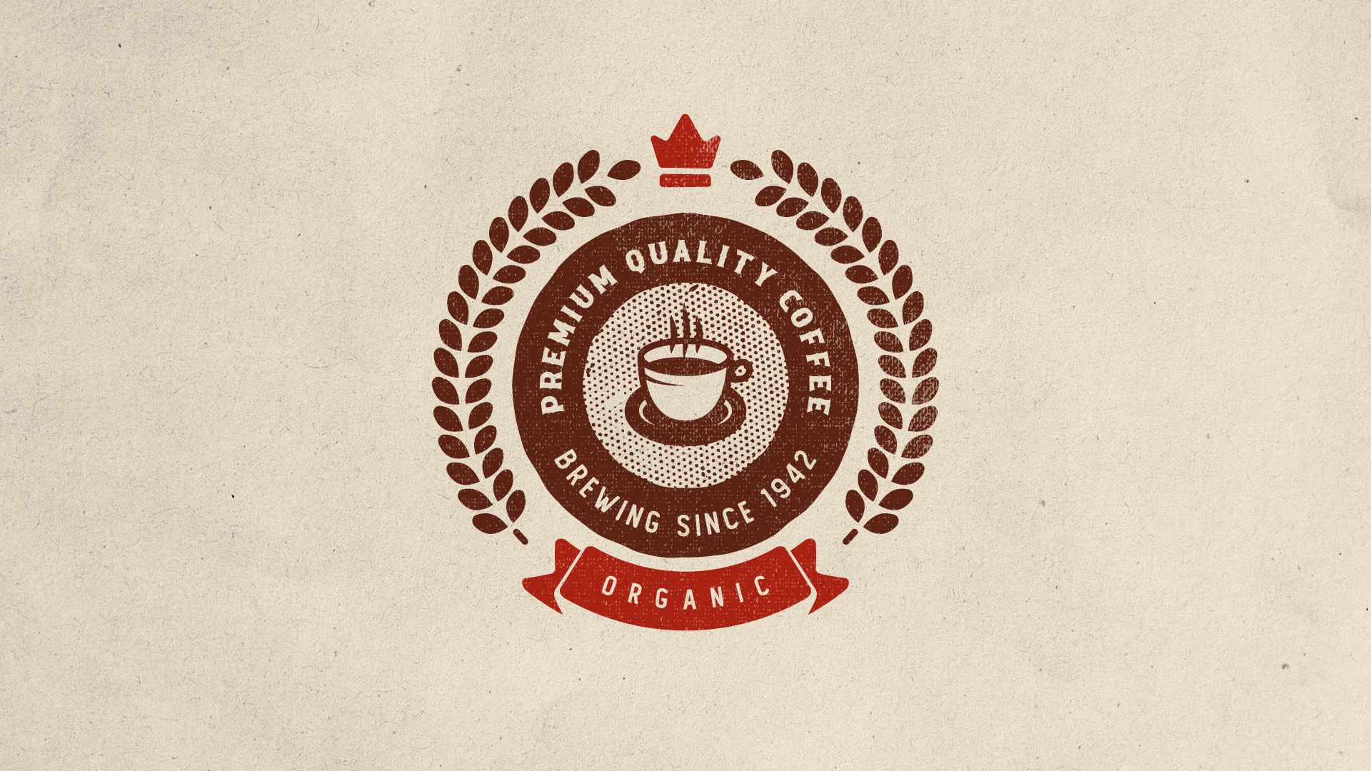 Vintage Coffee Logo — Variation 1