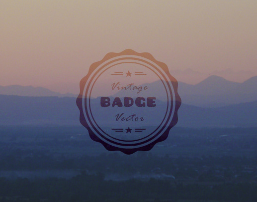 Vintage Web Badge