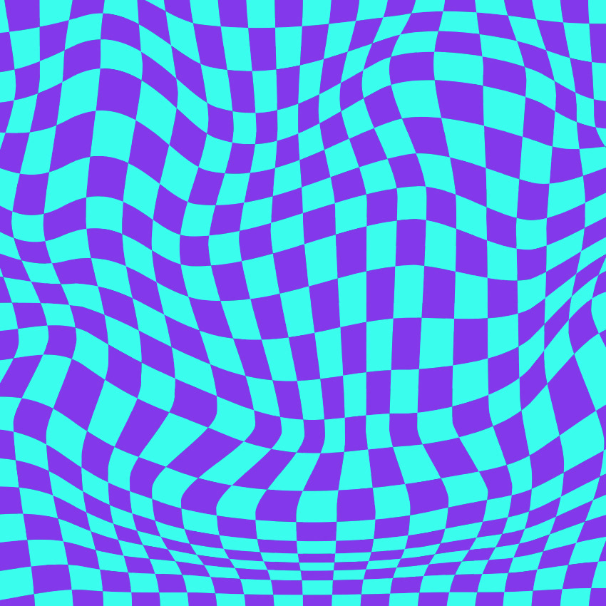 Warped Checkerboard Pattern — Variation 3