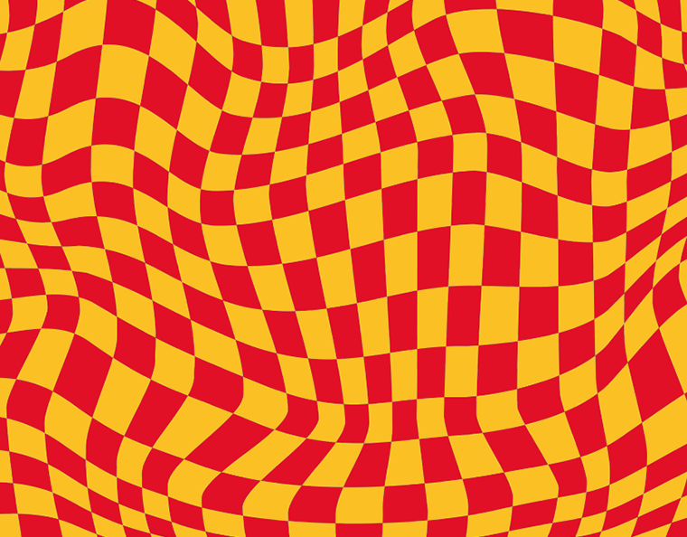 Warped Checkerboard Pattern